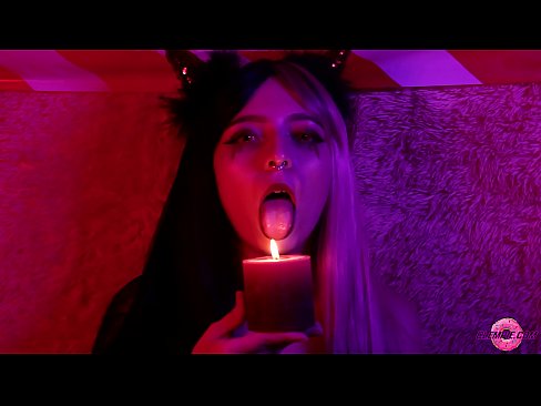 ❤️ Blowjob na-anụ ọkụ n'obi sitere na Sexy Succubus nwere mmezu ọnụ na anyi ️❤
